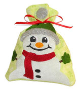 Smiling Snow Buddy Drawstring Bag (In-the-Hoop)