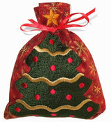 Jolly Christmas Tree Drawstring Bag (In-the-Hoop)