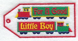 Good Little Boy Gift Tag (In-the-Hoop)