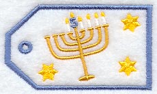 Hanukkah Night 5 Gift Tag (In-the-Hoop)