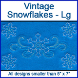 A Vintage Snowflakes Design Pack