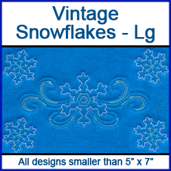 A Vintage Snowflakes Design Pack