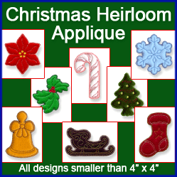 A Christmas Heirloom Applique Design Pack