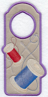 Sewing Room Door Hanger (In-the-Hoop)