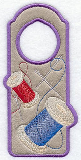 Sewing Room Door Hanger (In-the-Hoop)