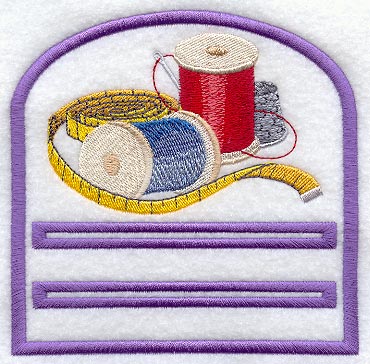 Sewing Room Notepad Holder (In-the-Hoop)