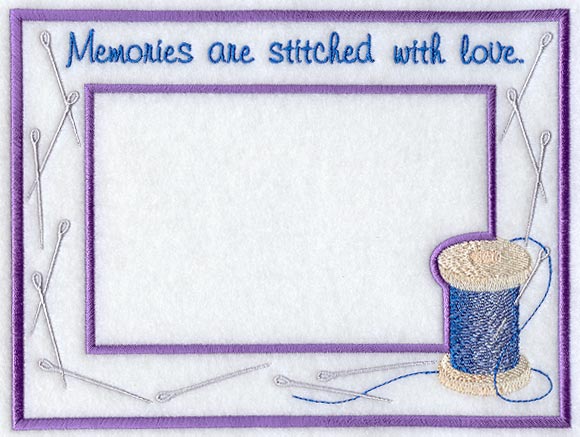 Sewing Room Photo Frame (In-the-Hoop)