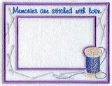 Sewing Room Photo Frame (In-the-Hoop)