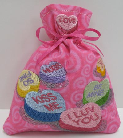 Conversation Heart Drawstring Bag (In-the-Hoop)