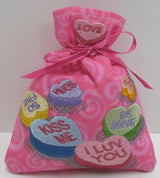Conversation Heart Drawstring Bag (In-the-Hoop)