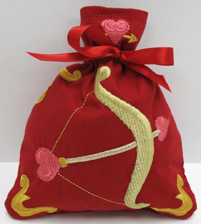 Cupid's Arrow Drawstring Bag (In-the-Hoop)