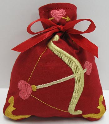 Cupid's Arrow Drawstring Bag (In-the-Hoop)