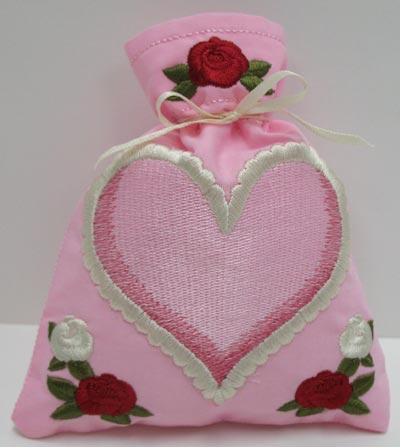 Valentine Elegance Drawstring Bag (In-the-Hoop)