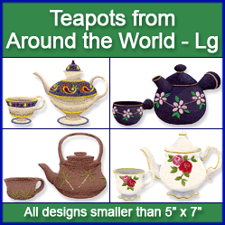 A Teapots from Around the World Design Pack