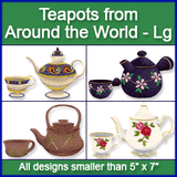 A Teapots from Around the World Design Pack
