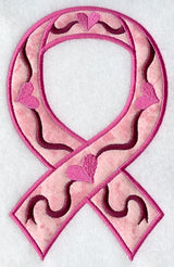 Heartfelt Ribbon Photo Ornament (Applique) (In-the-Hoop)