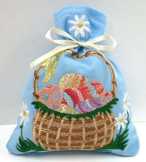 Egg-cellent Easter Basket Drawstring Bag (In-the-Hoop)