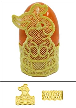 Bunny Egg Holder (Lace)