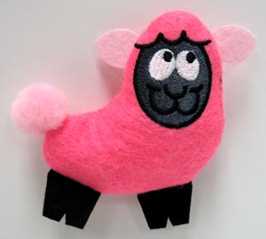 Leaping Lamb Easter Stuffie (In-the-Hoop)