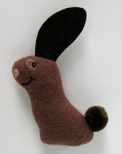 Chocolate Bunny Easter Stuffie (In-the-Hoop)