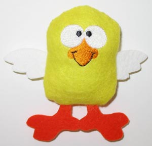 Cheerful Chick Easter Stuffie (In-the-Hoop)