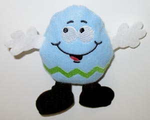 Eggbert Easter Stuffie (In-the-Hoop)