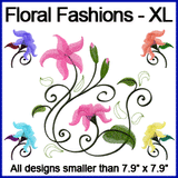 A Floral Fashions Design Pack