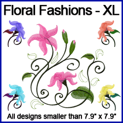 A Floral Fashions Design Pack
