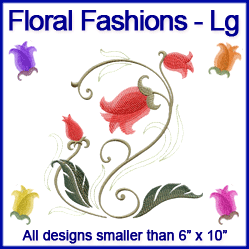A Floral Fashions Design Pack