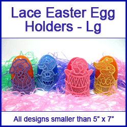 A Easter Egg Holders (Lace) Design Pack