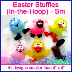 A Easter Stuffies (In-the-Hoop) Design Pack