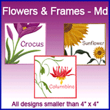 A Flowers and Frames Design Pack