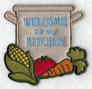 Welcome to My Kitchen Magnet (In-the-Hoop)