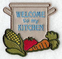 Welcome to My Kitchen Magnet (In-the-Hoop)