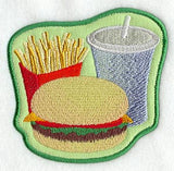 Burger, Fries and Shake Magnet (In-the-Hoop)