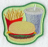 Burger, Fries and Shake Magnet (In-the-Hoop)