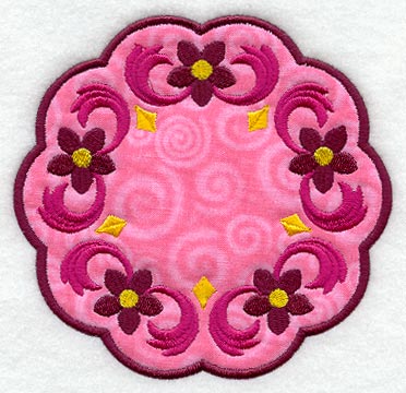 Floral Fancy Trivet (In-the-Hoop)