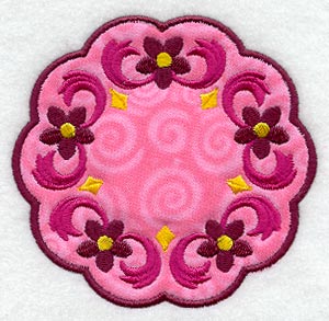 Floral Fancy Trivet (In-the-Hoop)