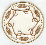 Wheat Stalk Trivet (In-the-Hoop)