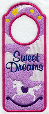 Sweet Dreams Door Hanger (In-the-Hoop)
