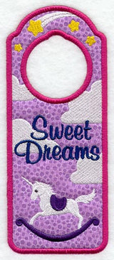 Sweet Dreams Door Hanger (In-the-Hoop)