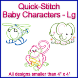 A Quick-Stitch Baby Characters Design Pack