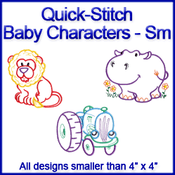 A Quick-Stitch Baby Characters Design Pack