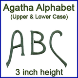 A Agatha Alphabet Design Pack