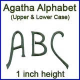 A Agatha Alphabet Design Pack
