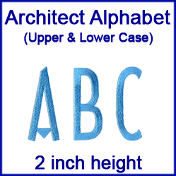 A Architect Alphabet Design Pack