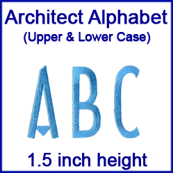 A Architect Alphabet Design Pack