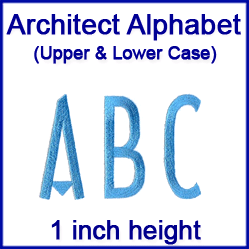 A Architect Alphabet Design Pack