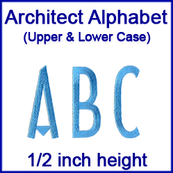 A Architect Alphabet Design Pack