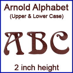 A Arnold Alphabet Design Pack